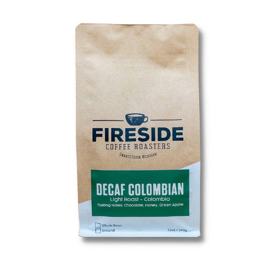 Fireside Coffee Roasters Coffee - Decaf Colombian - Light Roast