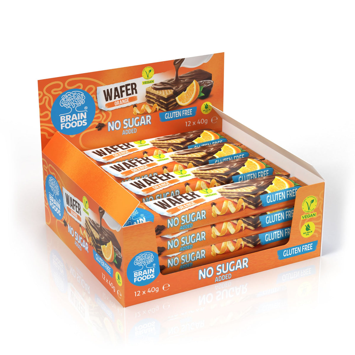 Brain Foods Wafers 13800501316242 144 ct Case