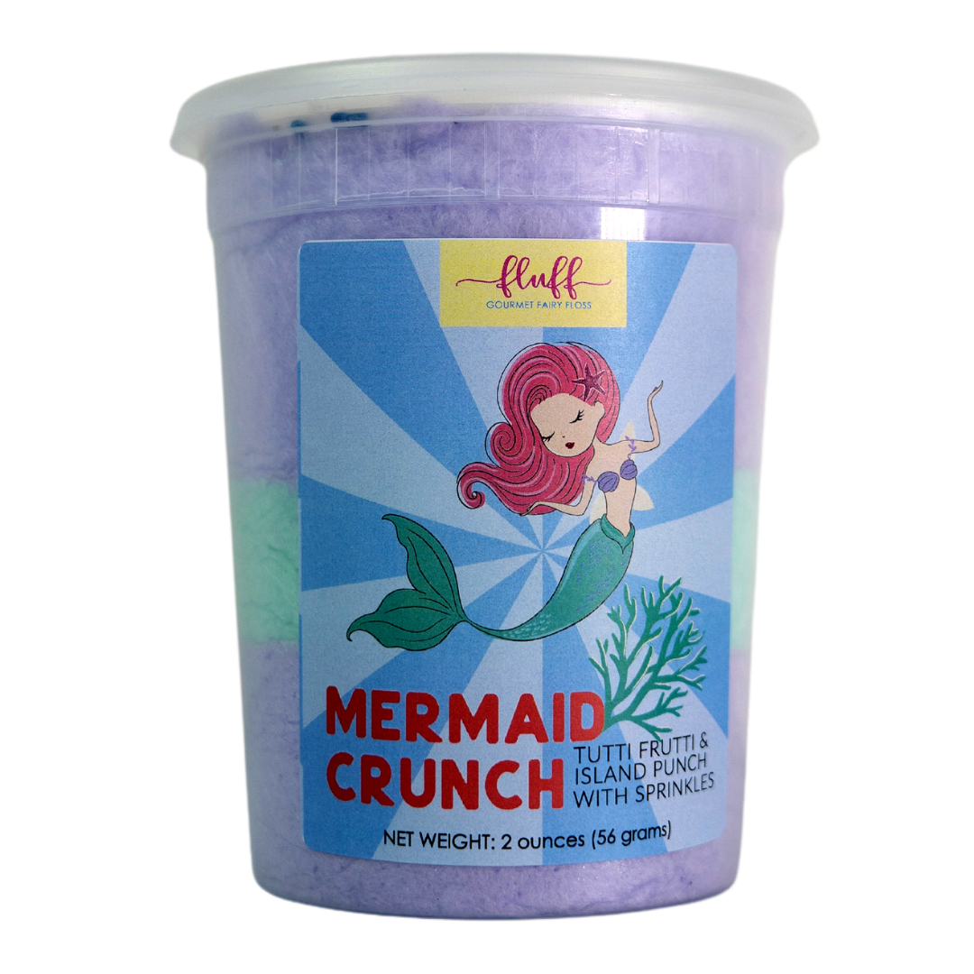 Fluff Gourmet Mermaid Crunch Cotton Candy