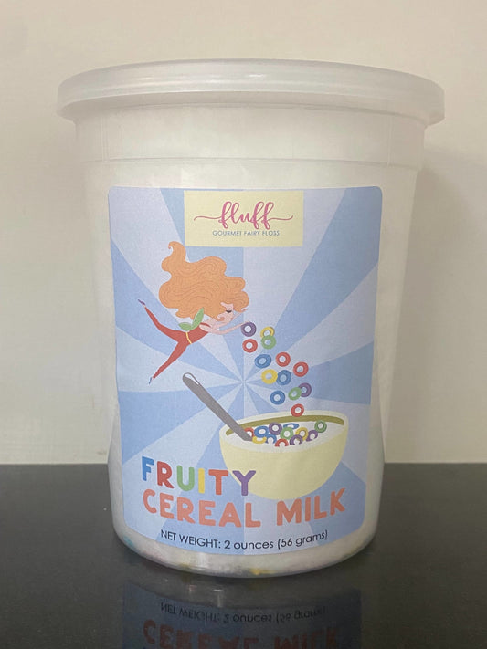 Fluff Gourmet Fruity Cereal Milk Cotton Candy