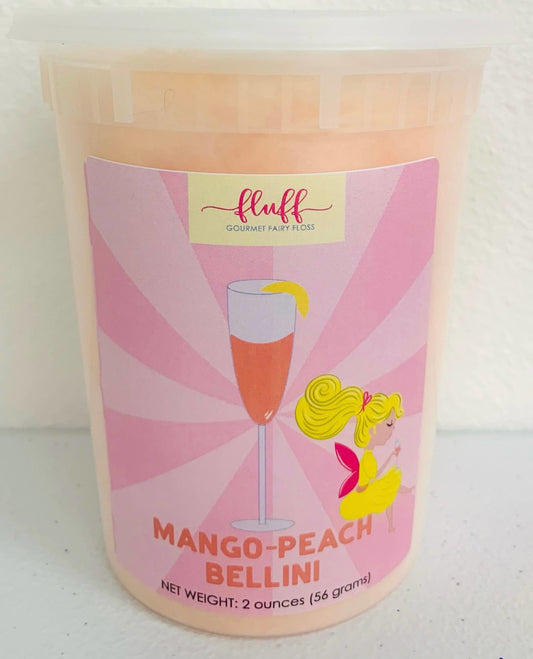 Fluff Gourmet Mango Peach Bellini Cotton Candy