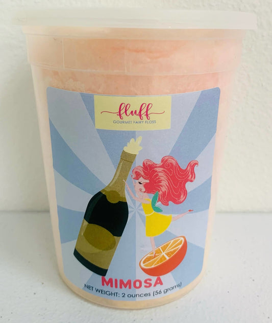 Fluff Gourmet Mimosa Cotton Candy