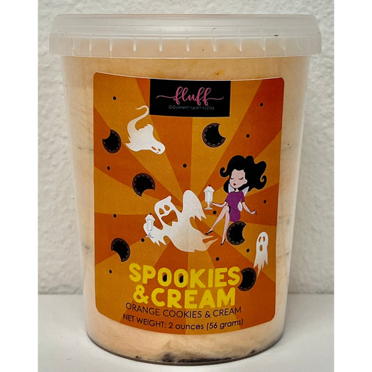 Fluff Gourmet Spookies & Cream Cotton Candy