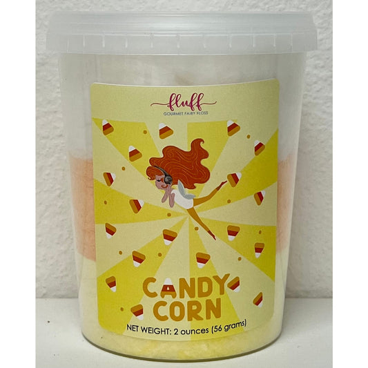 Fluff Gourmet Candy Corn Cotton Candy