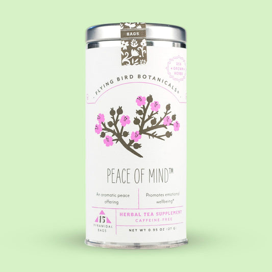 Flying Bird Botanicals Peace of Mind - 15 Tea Bag Tin