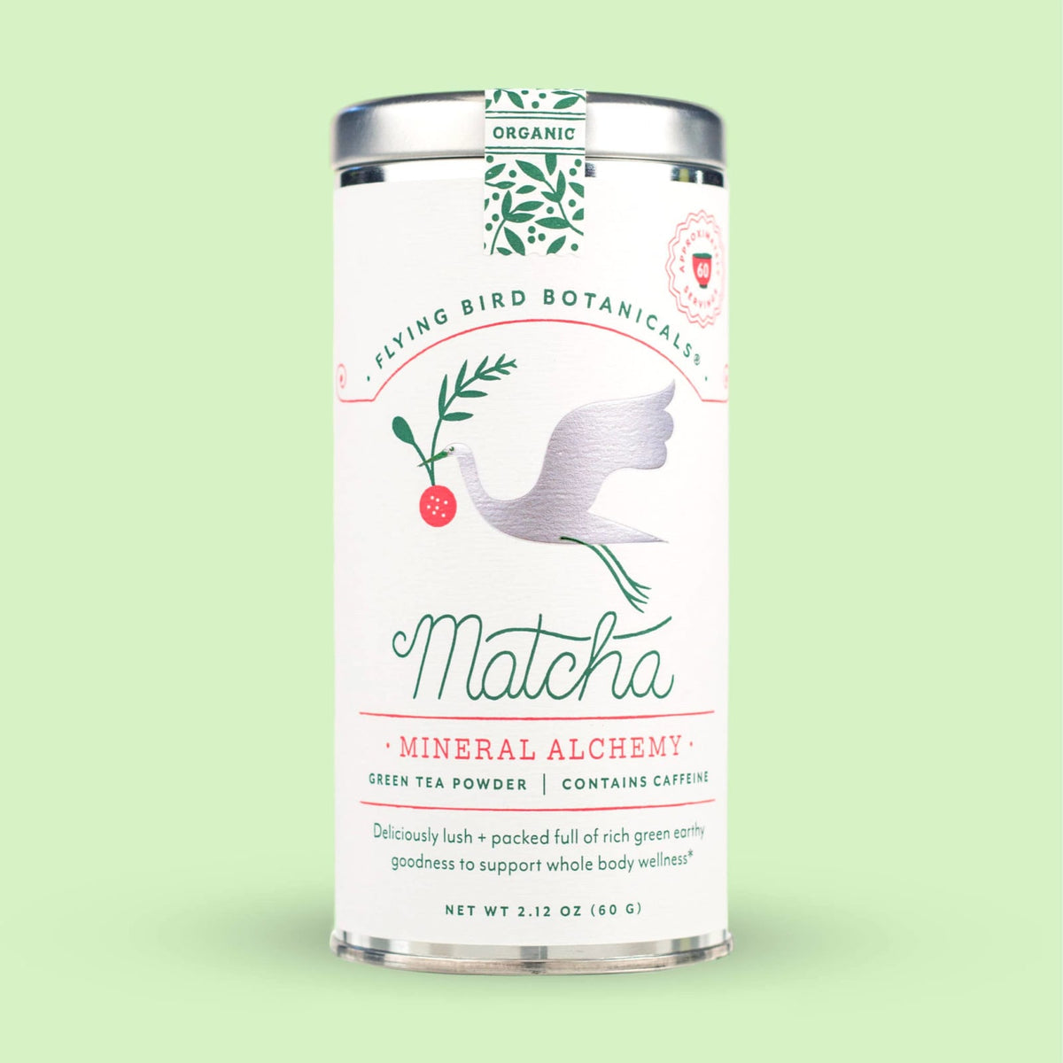 Flying Bird Botanicals Organic Matcha Tea - Mineral Alchemy Matcha