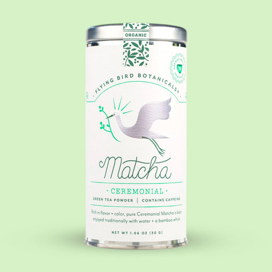Flying Bird Botanicals Organic Matcha Tea - Ceremonial