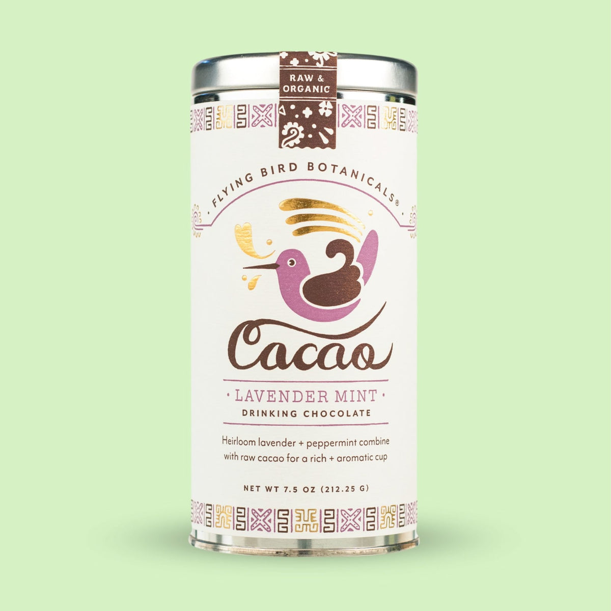 Flying Bird Botanicals Organic Cacao - Lavender Mint