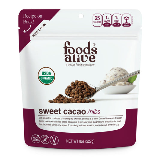 Foods Alive Foods Alive Organic Cacao Nibs Sweet - 8 oz