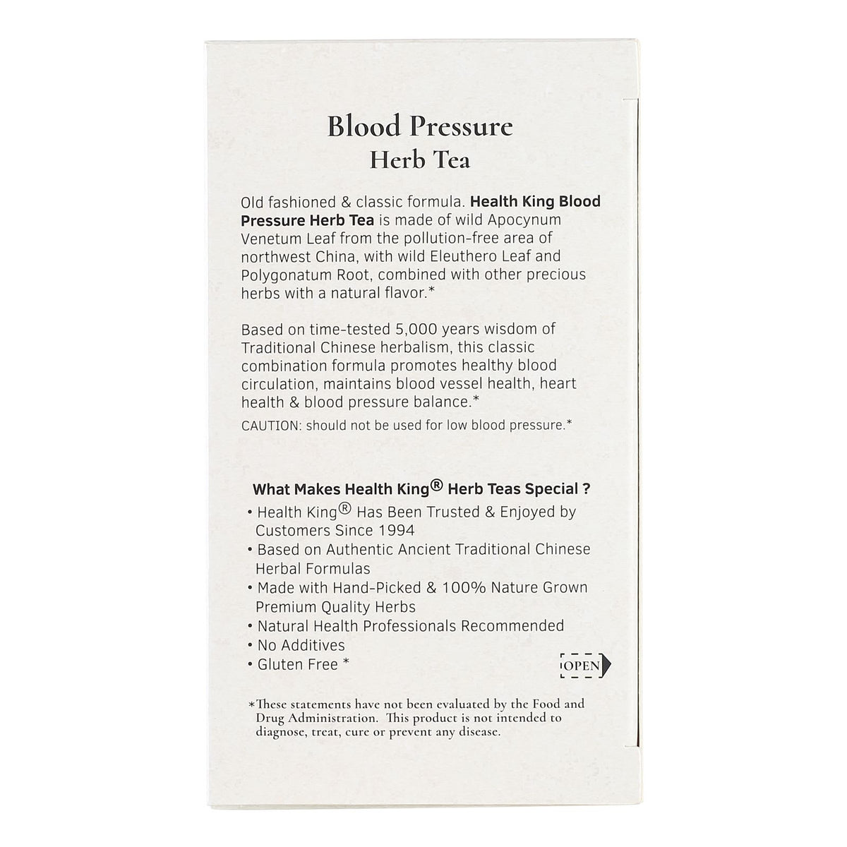 Blood Pressure Herb Tea