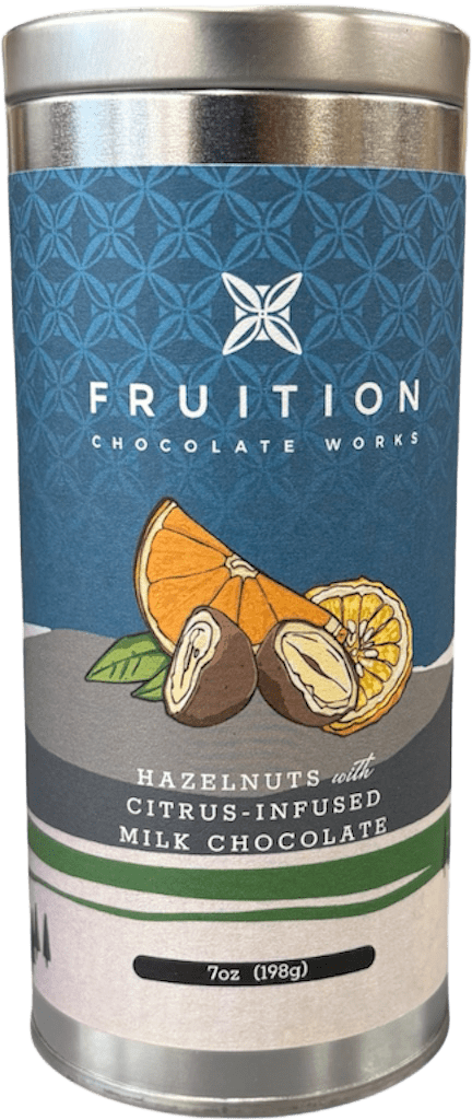 Fruition Chocolate Works Hazelnuts w/ Citrus-Infused Milk Chocolate
