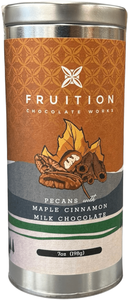 Fruition Chocolate Works Pecans w/ Maple Cinnamon Milk Chocolate