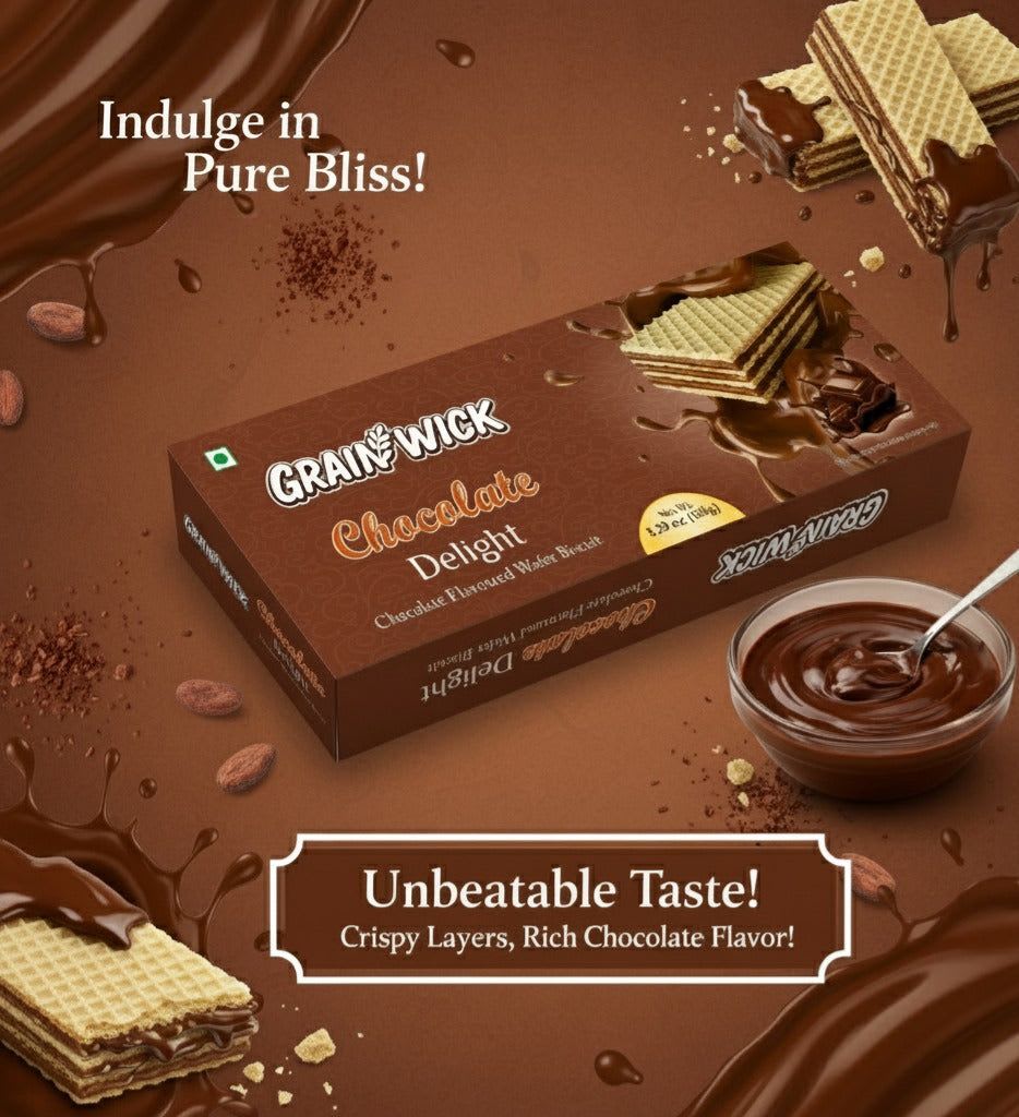Aiva Chocolate Wafer Biscuit 5.29 OZ (Pack of 12) 34113X12