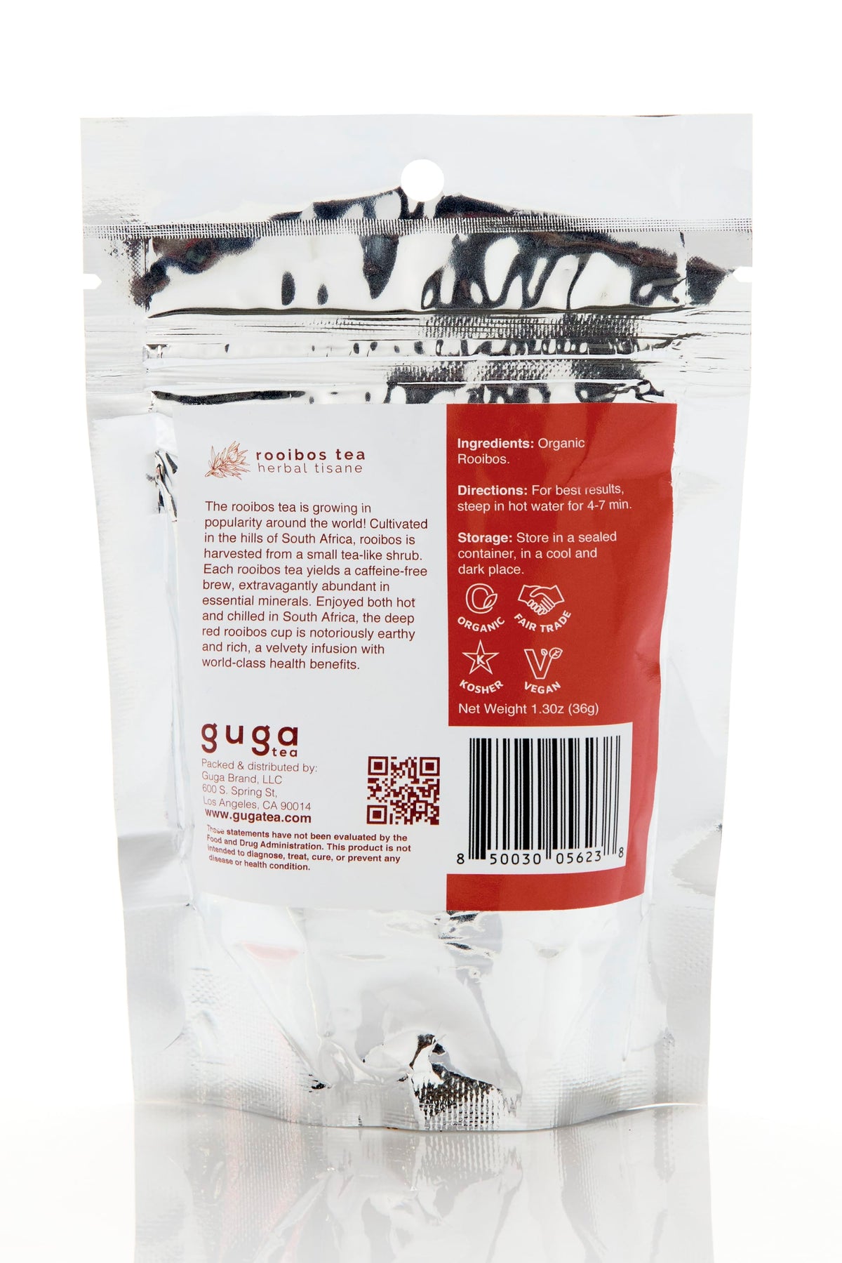 Rooibos Tea - Loose Leaf - Certified Organic 00850030056238