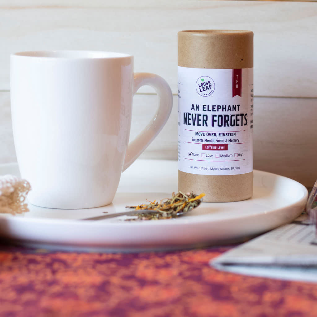 An Elephant Never Forgets Tea Elep-Canister