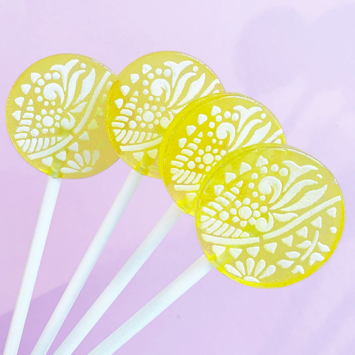 Mixed Fruit Cream Lollipops with Candied Vanilla Frosting FRUIT DESSERT MIX