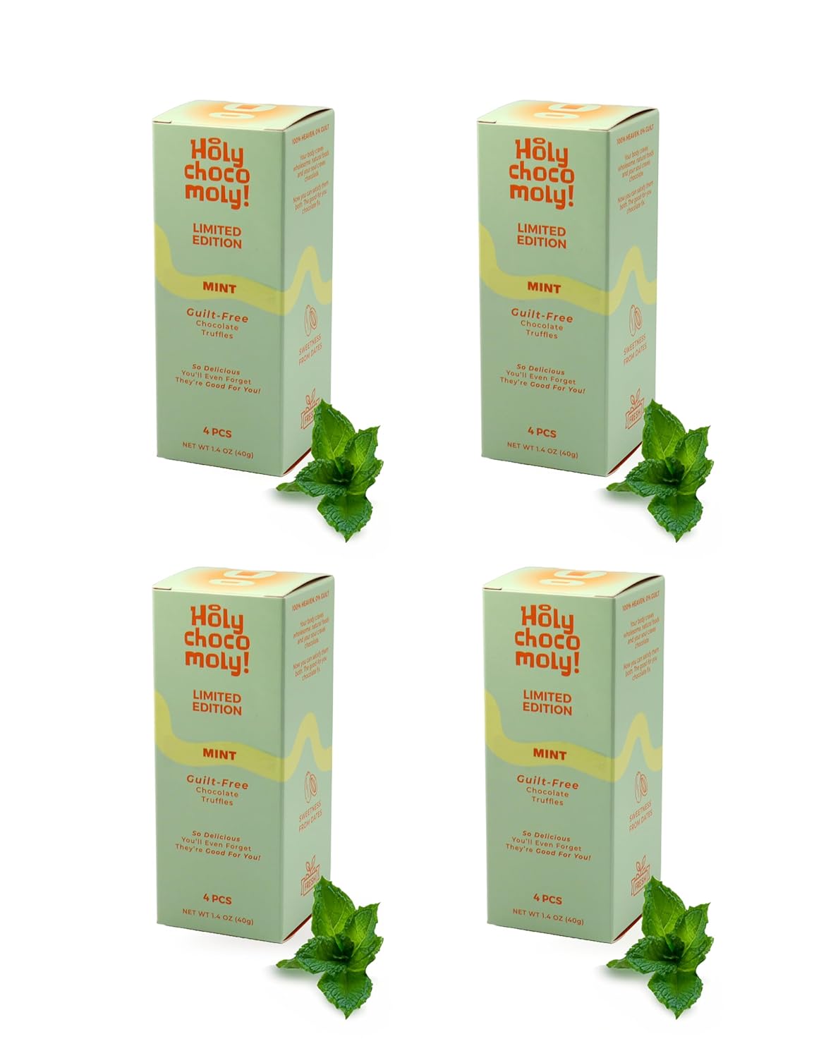 Max Chocolate Truffle Box - 4ct Boxes HC-US-MAX-4PA-MNT-CAS
