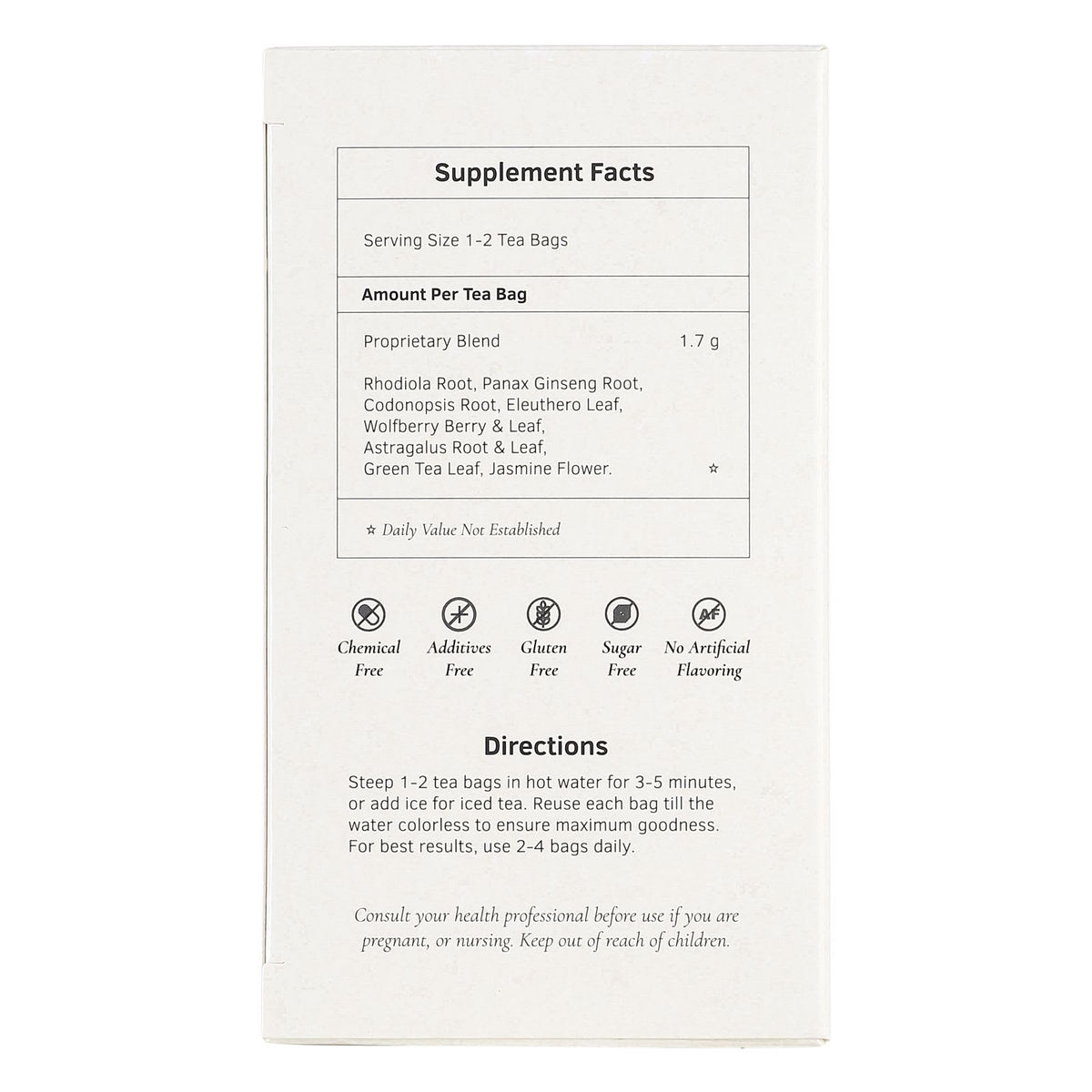Stamina Herb Tea