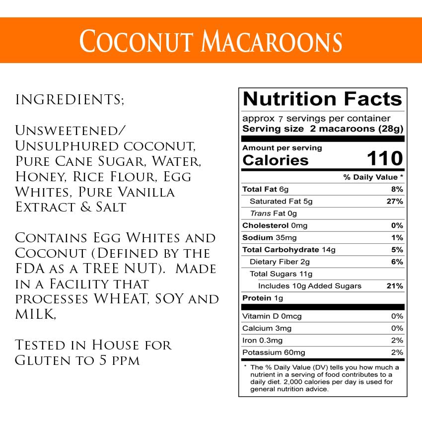 Coconut Macaroons 856917002404