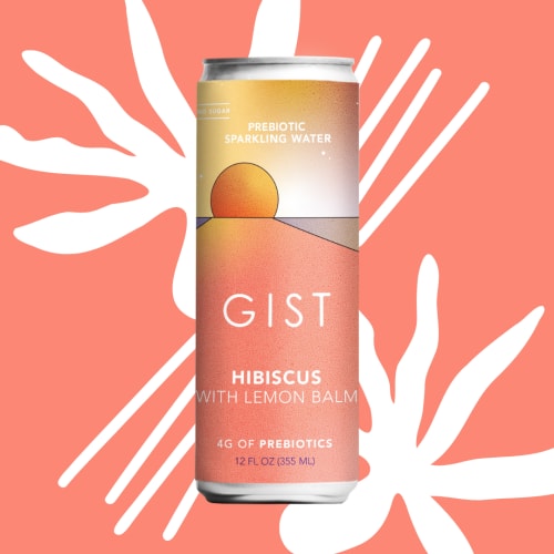 Gist Gist - Sparkling Prebiotic - Hibiscus with Lemon Balm