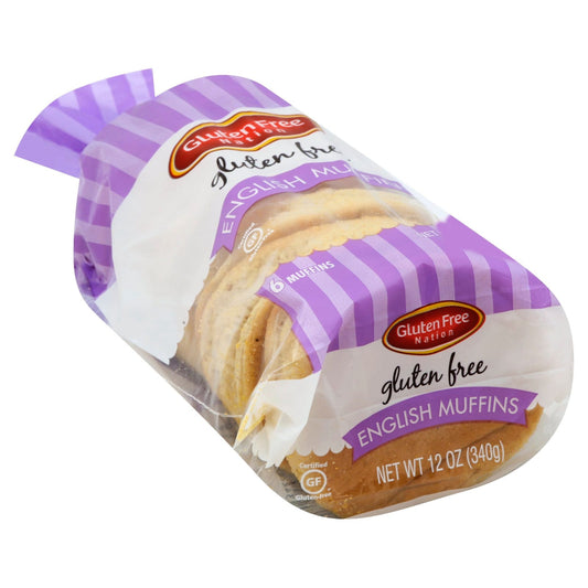 Gluten Free Nation Gluten/Dairy Free English Muffins