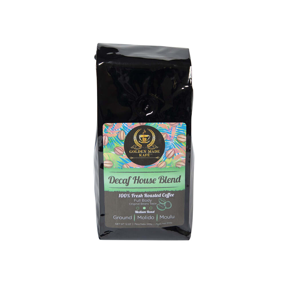 Golden Made Kafe Coffee - Decaf House Blend 12 oz
