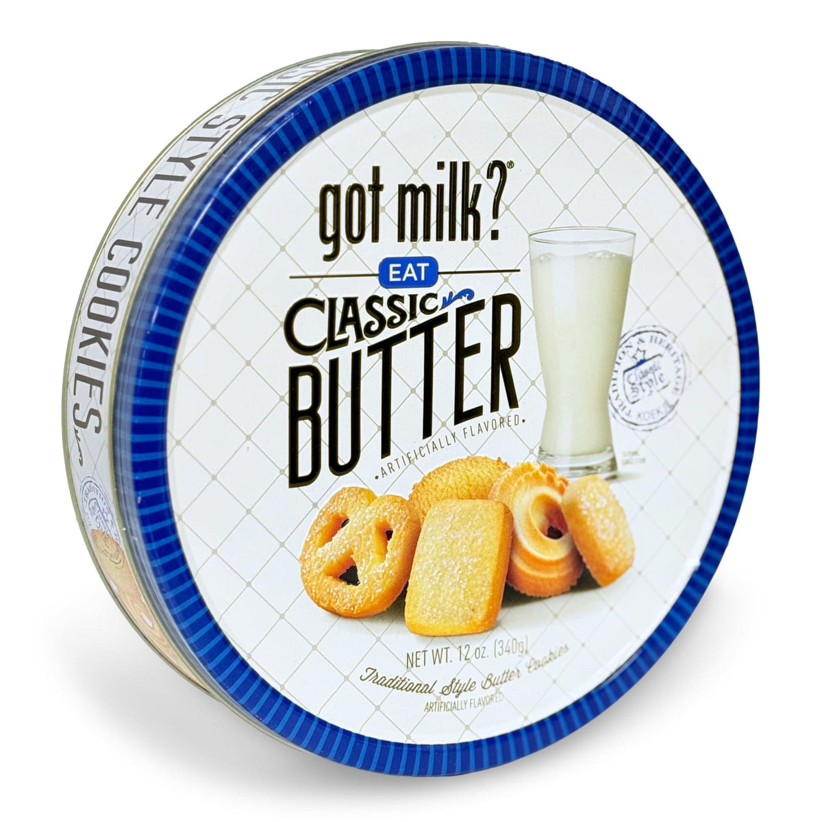 Got Milk? Snacks 12oz Embossed Got Milk Cookie Tin - Butter