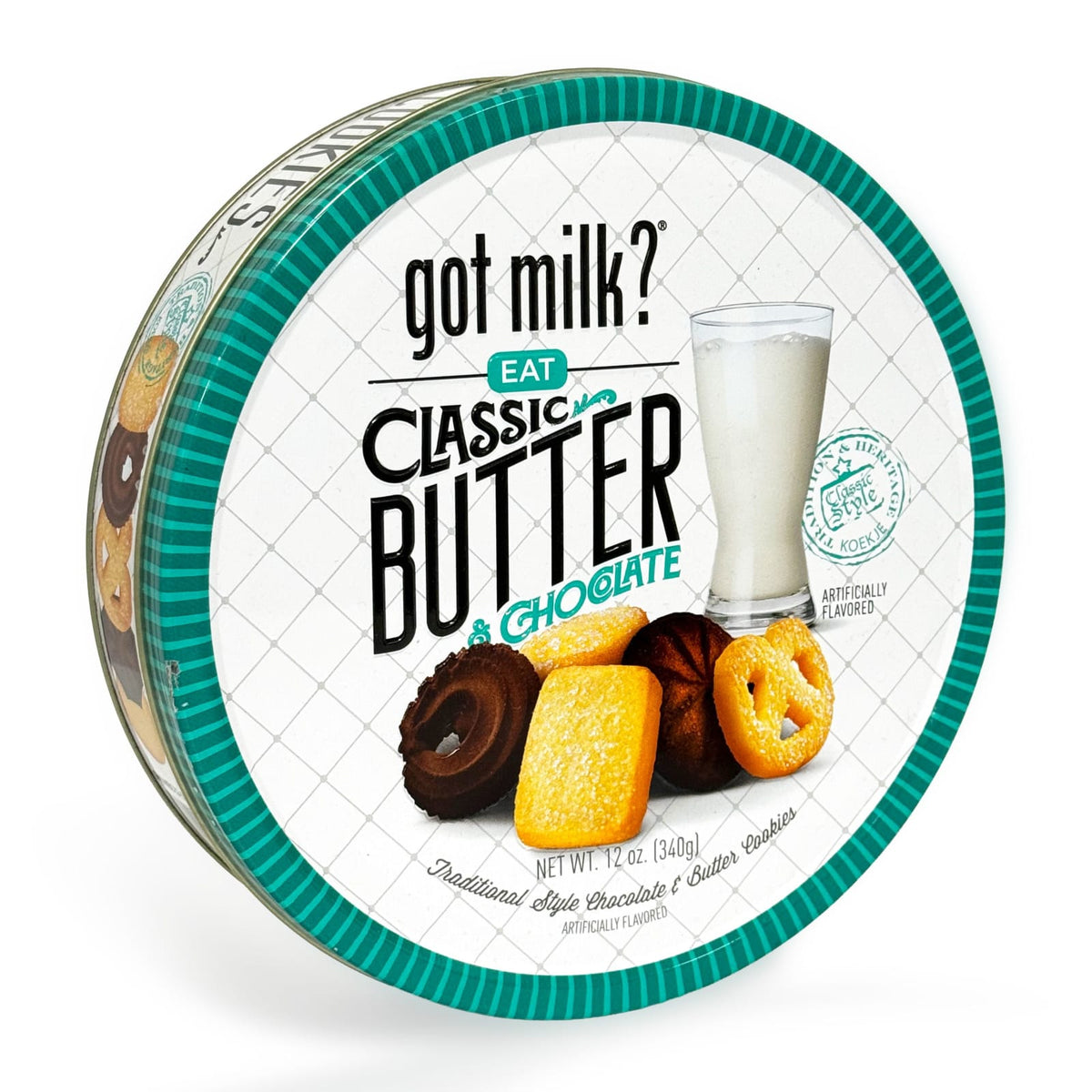 Got Milk? Snacks 12oz Embossed Got Milk Cookie Tin - Chocolate