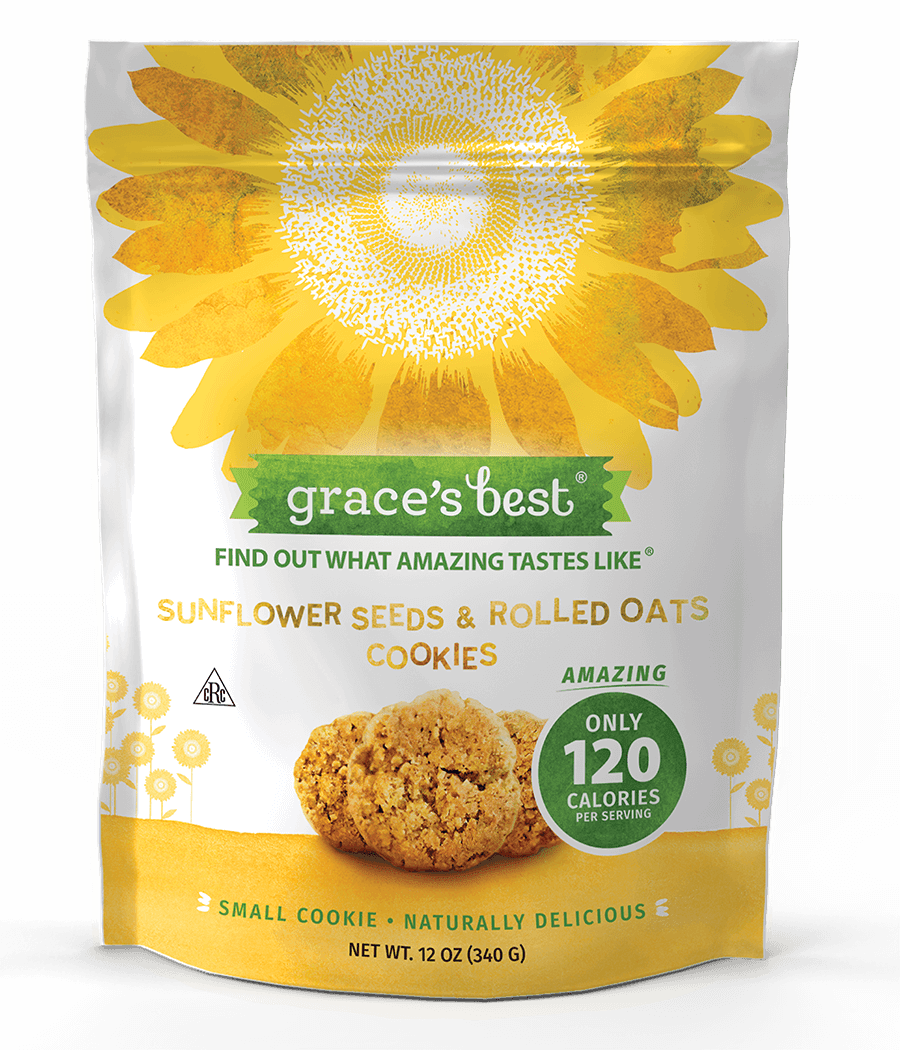 Grace's Best Grace's Best Sunflower Seeds and Rolled Oats Cookies - 12 oz