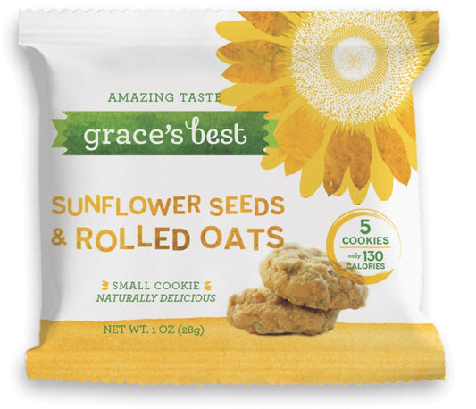 Grace's Best Grace's Best Sunflower Seeds and Rolled Oats Cookies - 1 oz