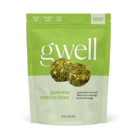 Gwell ENERGIZE - Japanese Matcha Fruit & Nut Bites - 175 g