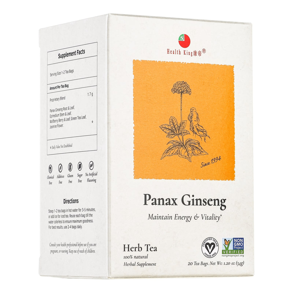 Health King Panax Ginseng Herb Tea
