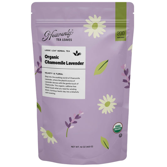 Heavenly Tea Leaves Heavenly Tea Leaves Organic Chamomile Lavender, Bulk Loose Leaf Herbal