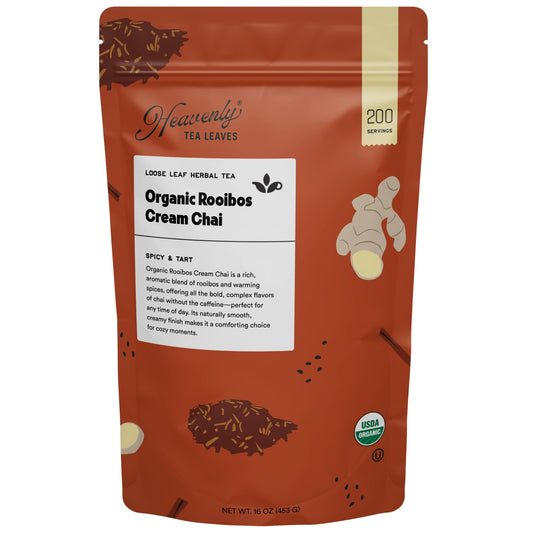 Heavenly Tea Leaves Heavenly Tea Leaves Organic Rooibos Cream Chai, Bulk Loose Leaf Herbal