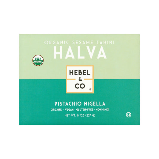 Hebel & Co Pistachio Nigella Organic Sesame Tahini Halva