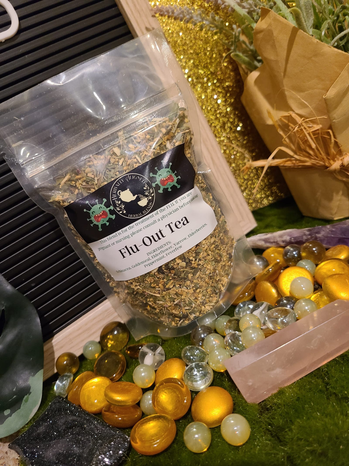 Herbally Aligned Health/Detox Teas - Large, Flu Out Tea