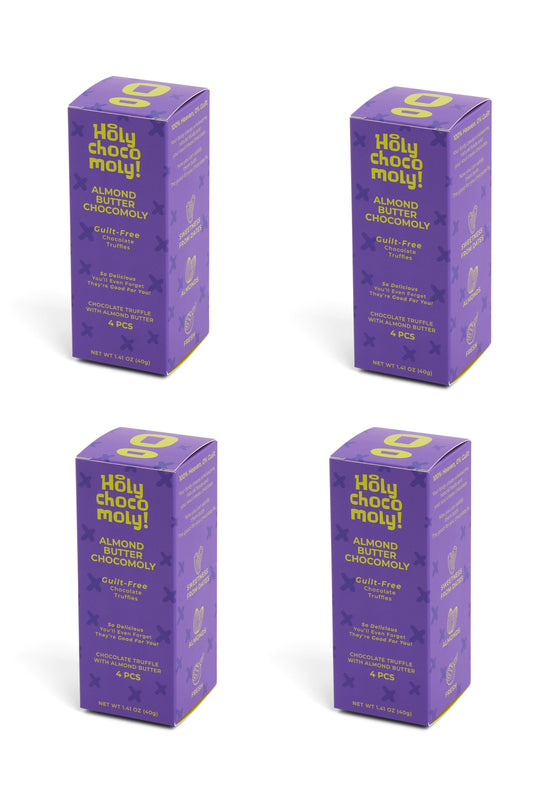 Holy Chocomoly Mini Chocolate Truffle Box - 2ct Boxes - Almond Butter