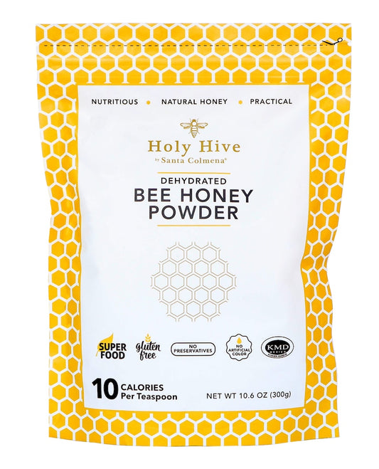 Holy Hive Dehydrated Bee Honey Powder, Pouch Bag, 300g