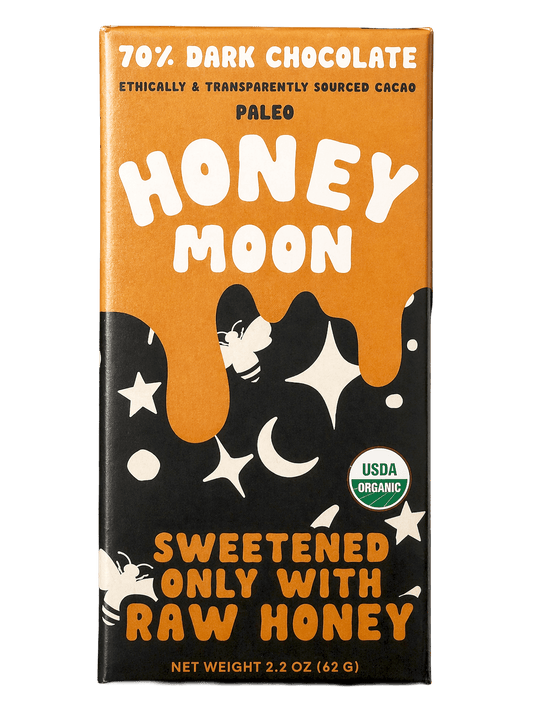 Honeymoon Chocolates 70% Honey Dark Chocolate