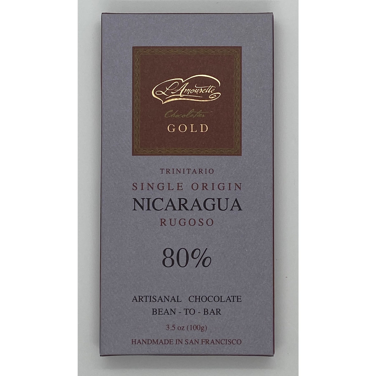 80% Dark Chocolate Rugoso (Nicaragua) Single origin 854644003312