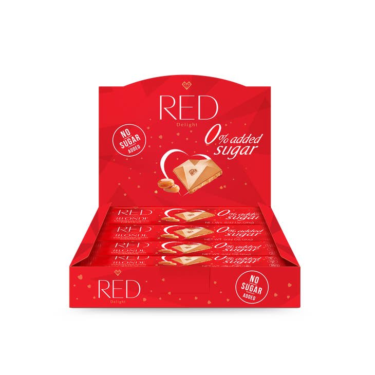 Red Blonde Chocolate (Caramelized White Chocolate), No Sugar Added RED-198