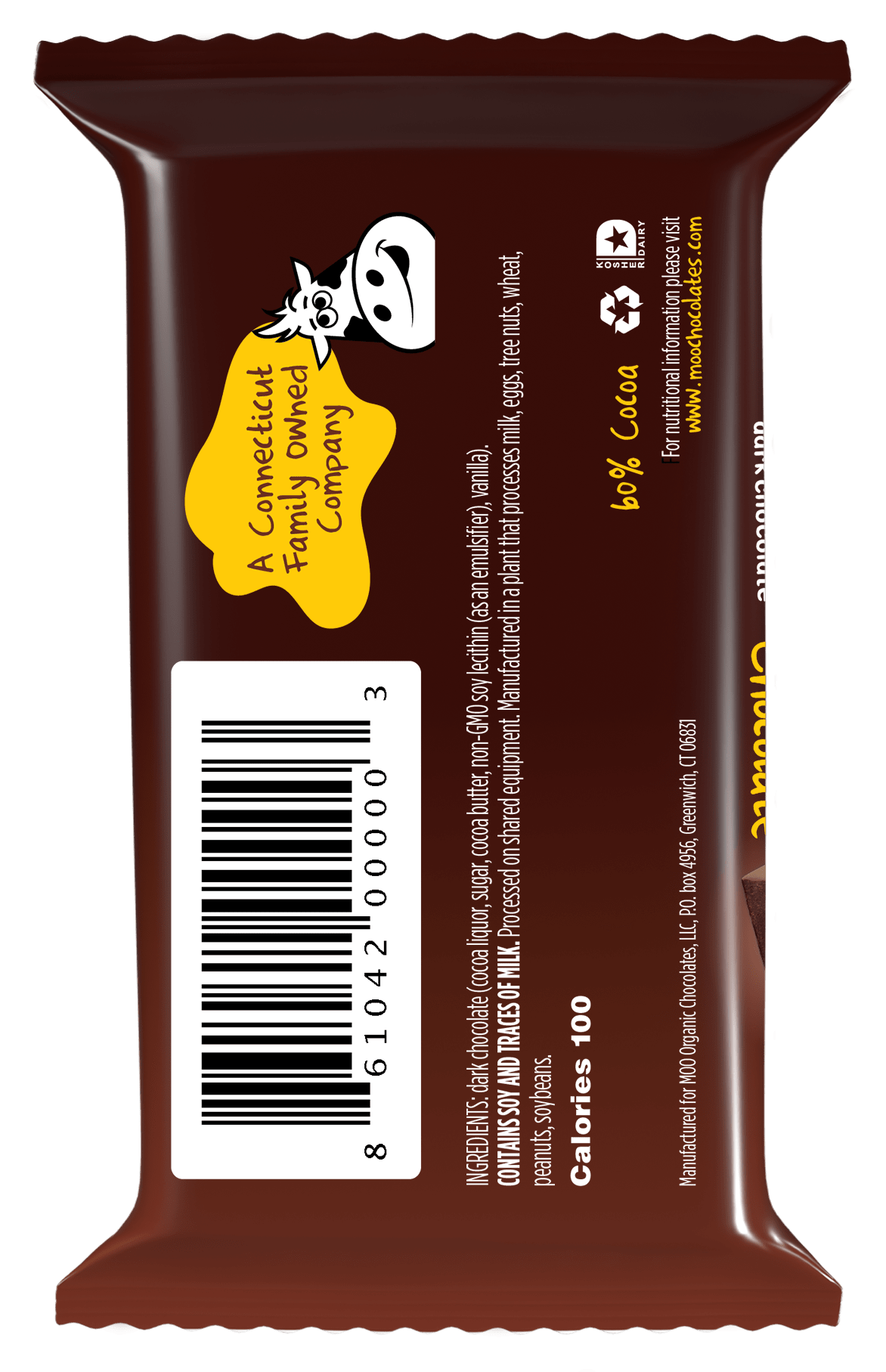Natural Dark Chocolate Mini Bars, 0.7 oz 000