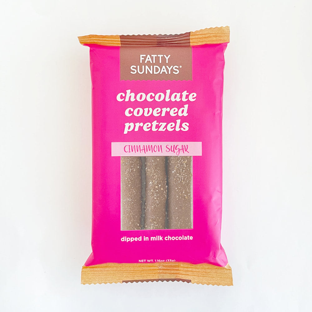Cinnamon Sugar Chocolate Covered Pretzels CS3