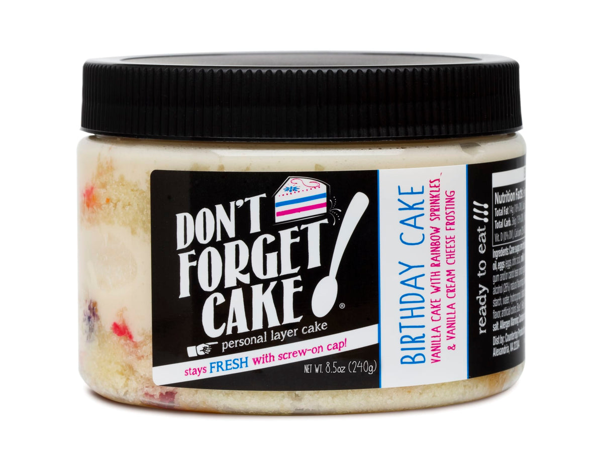 Don't Forget Cake! Multi Serve Cake Jar 1008343