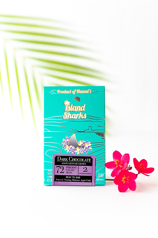 Island Sharks Chocolate 72% Ben Tre, Vietnam Dark Chocolate
