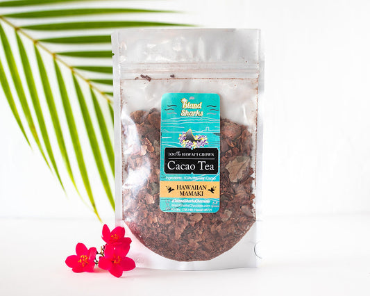 Island Sharks Chocolate Hawaii Grown Cacao Tea w/ Hawaii Mamaki