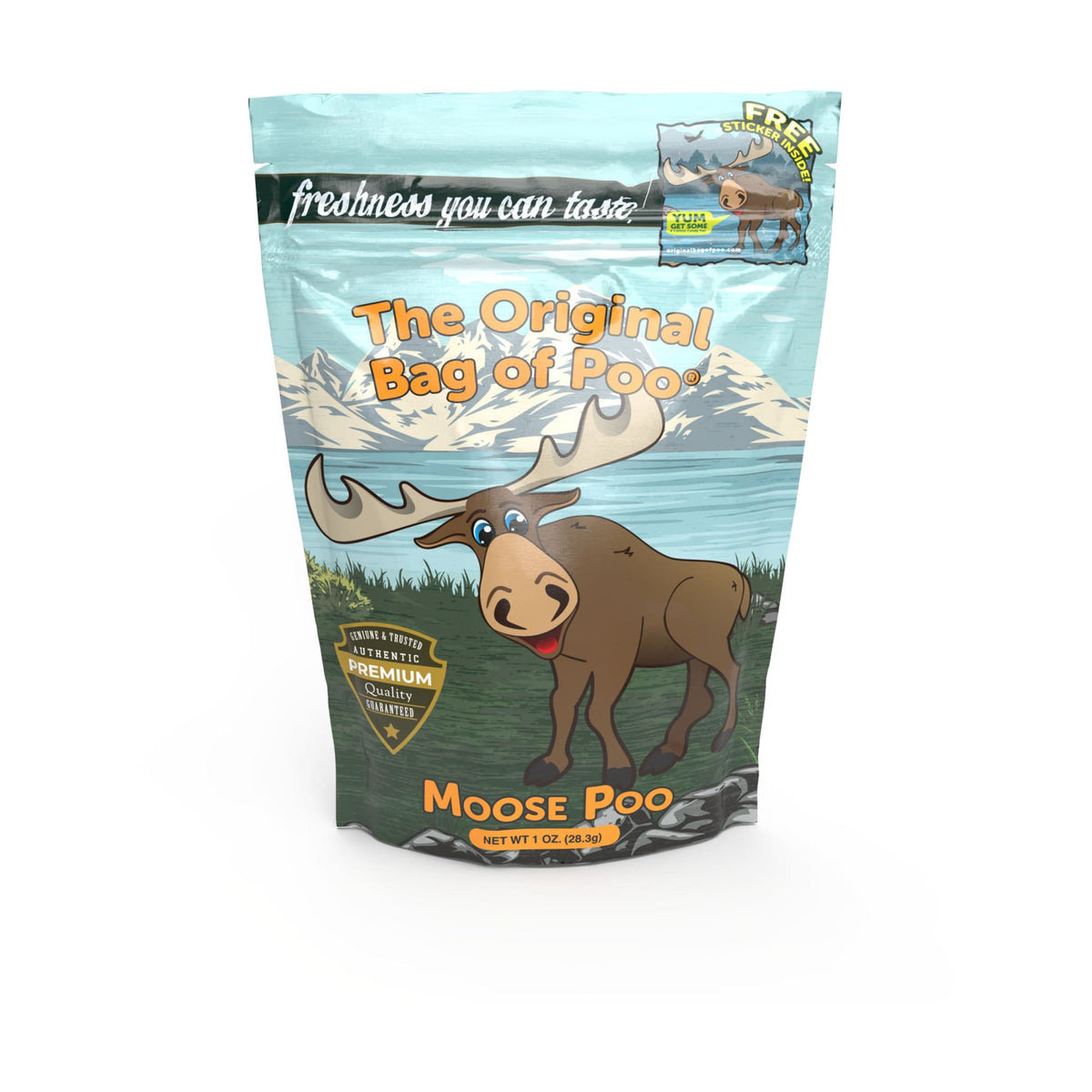 The Original Bag of Poo - Moose Cotton Candy 27001-cs