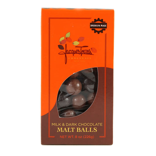 Jacques Torres Chocolate Mixed Malt Balls (Milk/Dark)