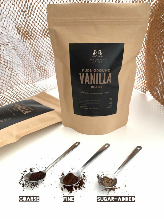Java Sisters Vanilla Pure Ground Vanilla Bean - - 1 lb