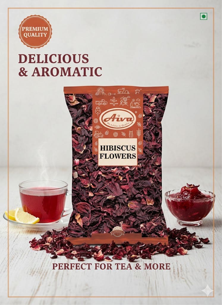 Hibiscus Flowers Dried Whole Petals Bulk | 400 GM 50067X1